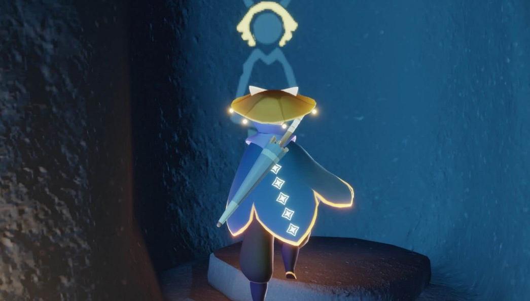 光遇一楼二人门怎么遁地