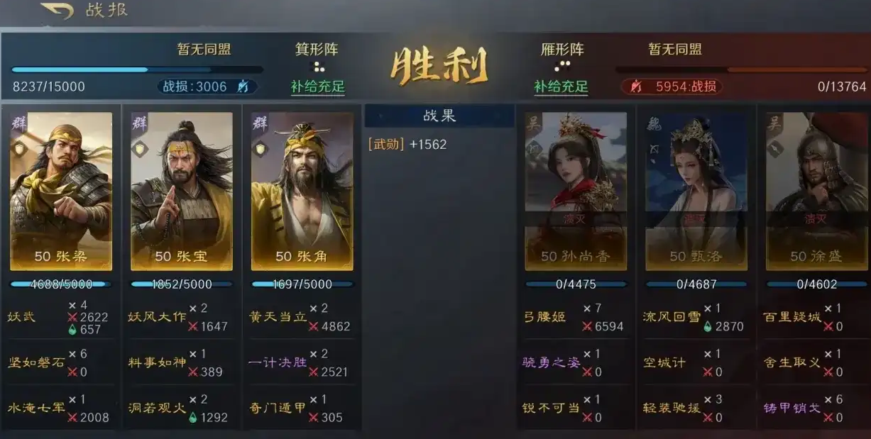 三国志战略版张梁适合学什么战法