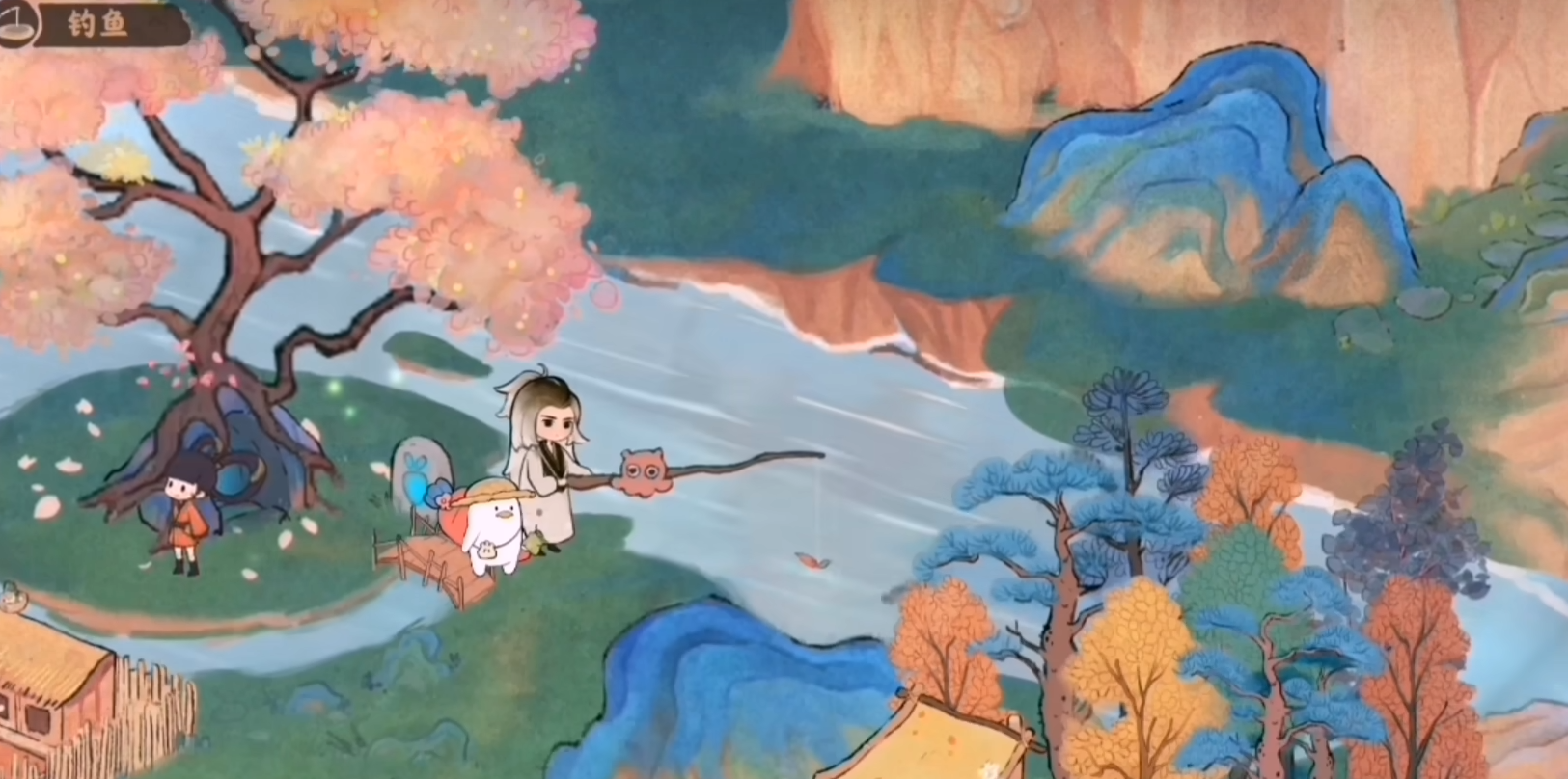 桃源深处有人家胭脂鱼怎么钓