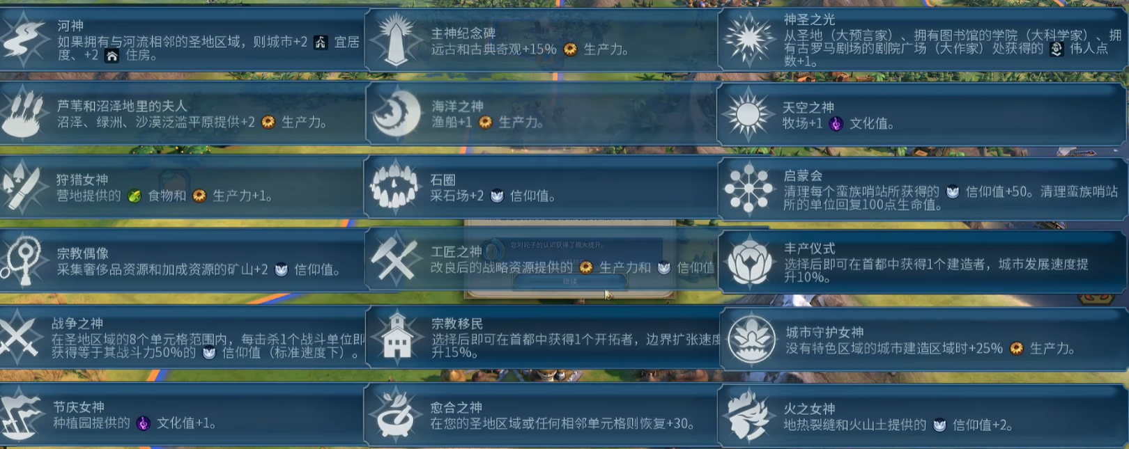文明6巴比伦宗教选什么