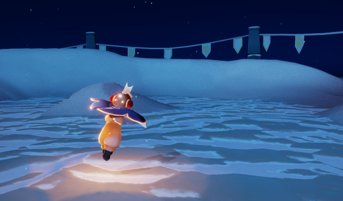 光遇怎么滑冰做动作