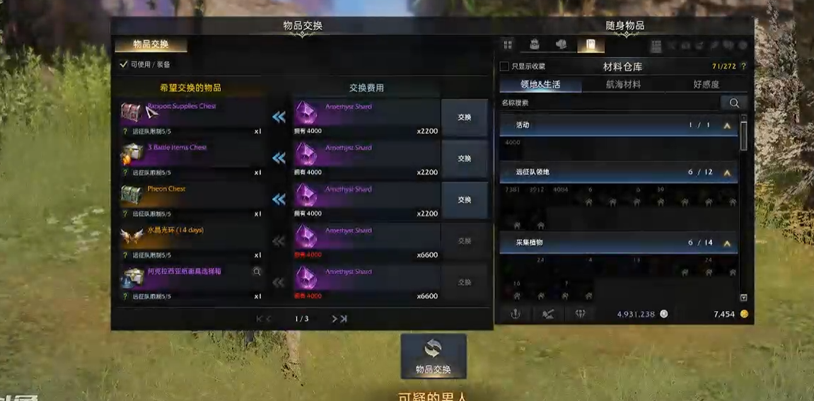 失落的方舟紫水晶商人在哪