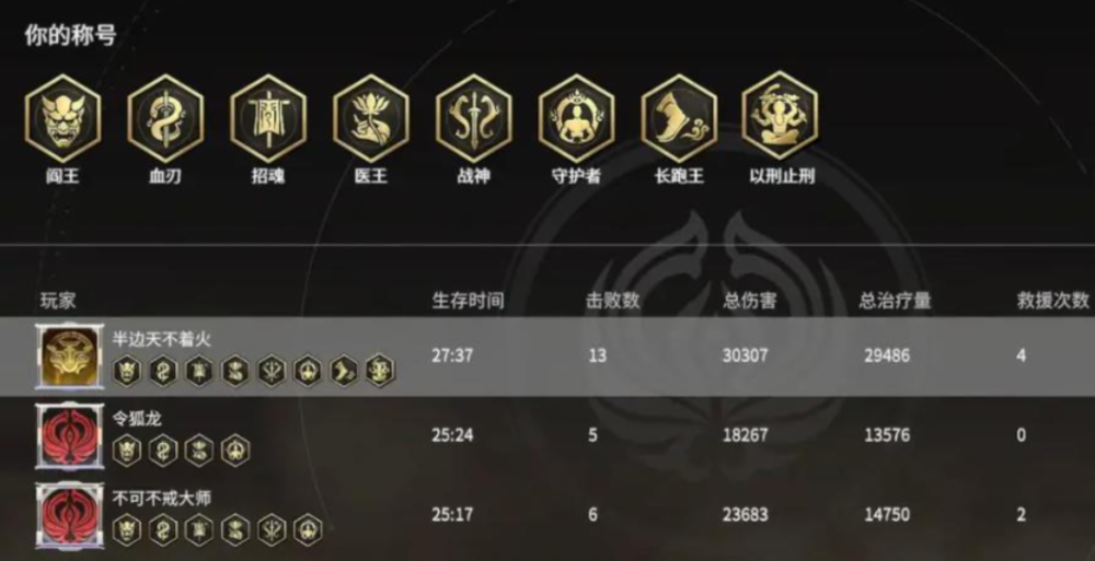 永劫无间怎么看获得过的成就