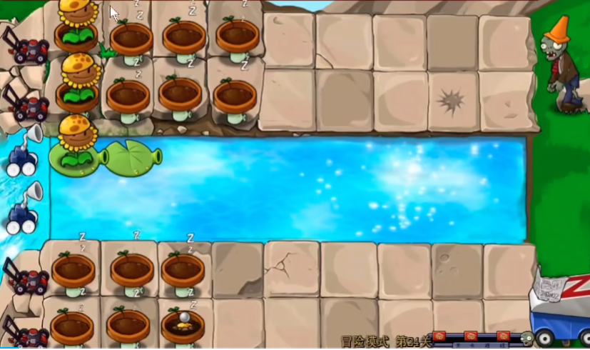 植物大战僵尸24怎么过