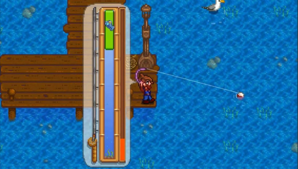 星露谷物语钓鱼什么时候收杆