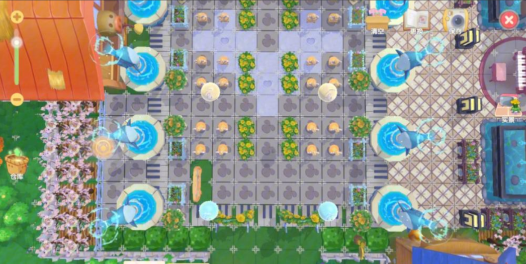 摩尔庄园花下怎么铺地板