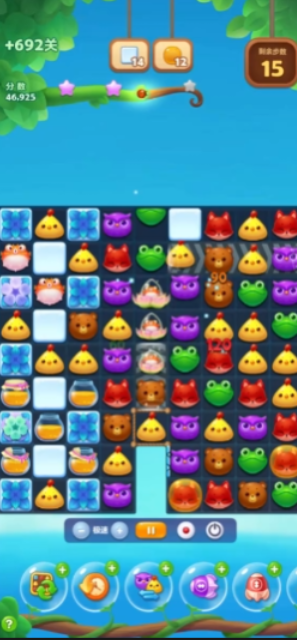 开心消消乐692隐藏关怎么过