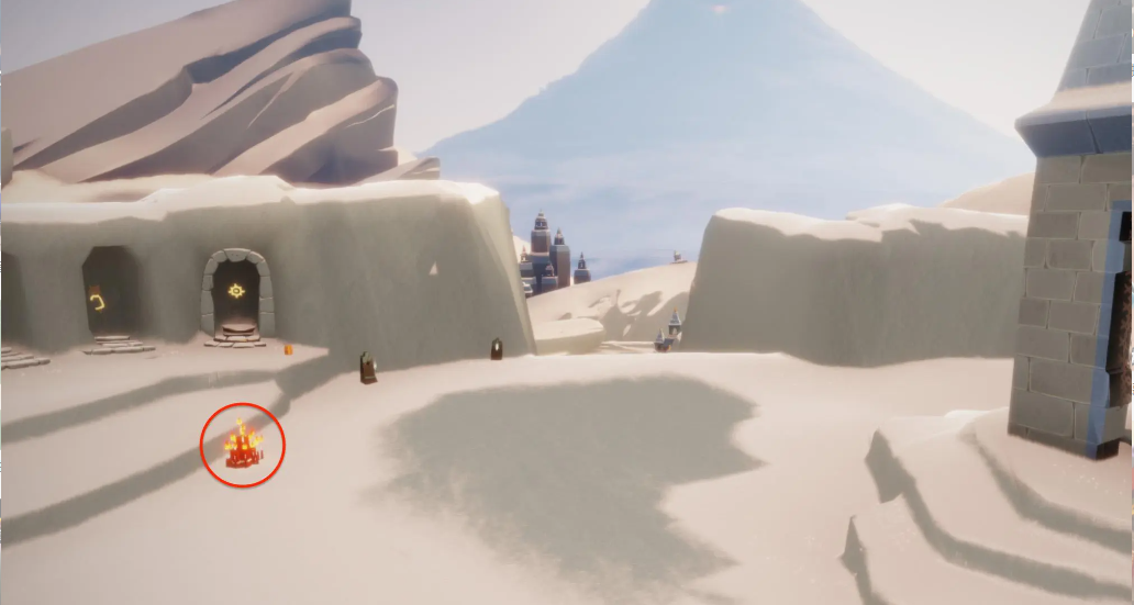 光遇蜡烛霞谷在什么位置