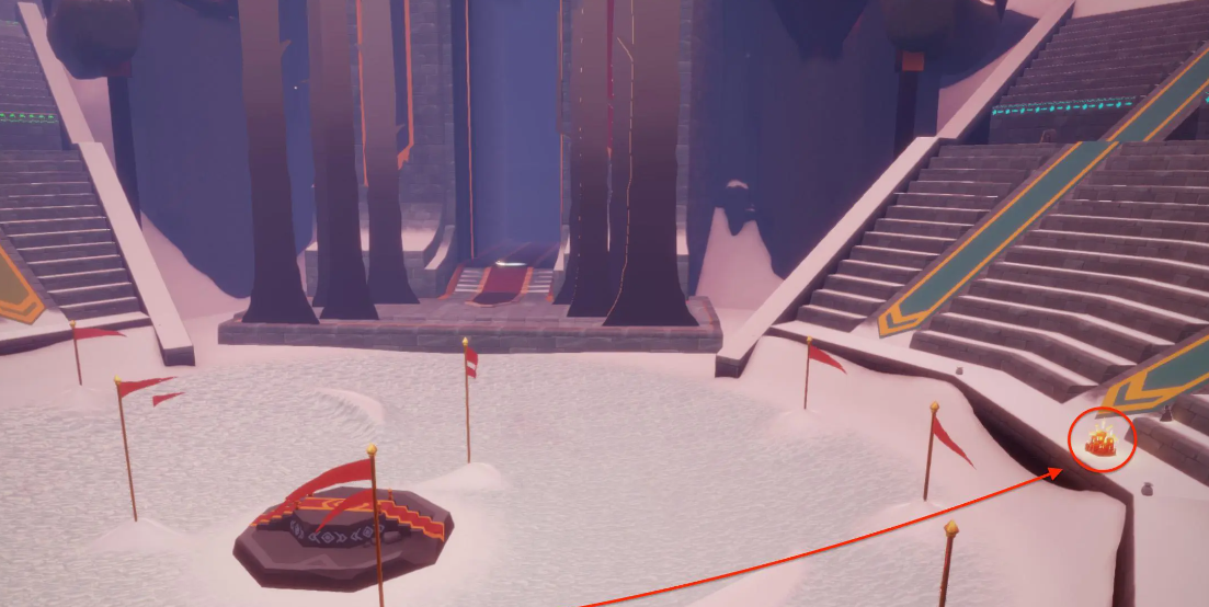 光遇蜡烛霞谷在什么位置