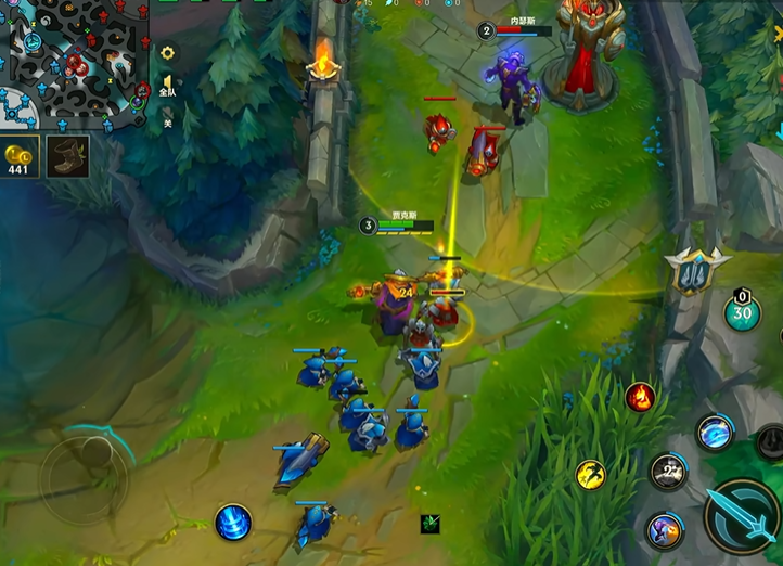 英雄联盟手游如何应对单带