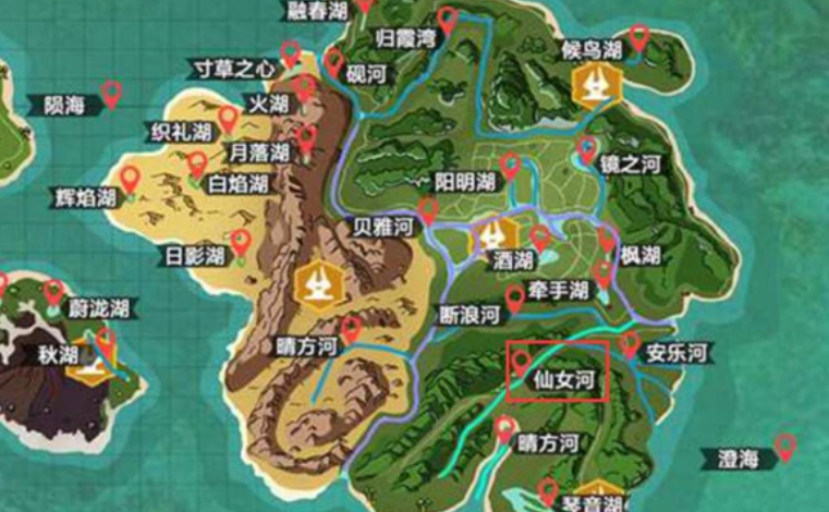 创造与魔法哪里钓精灵鱼的几率最大