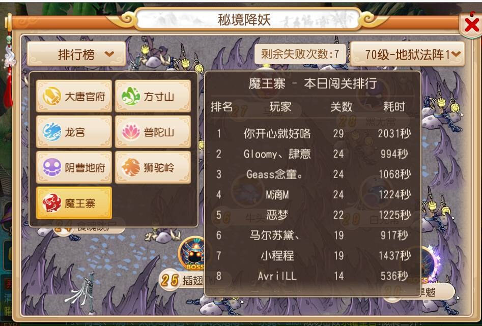 梦幻西游手游魔王打秘境带什么助战