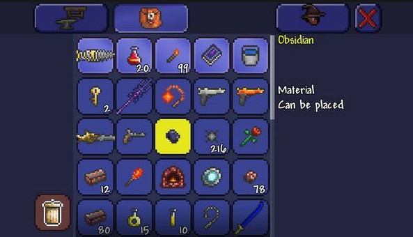 泰拉瑞亚黑曜石工作台有什么用