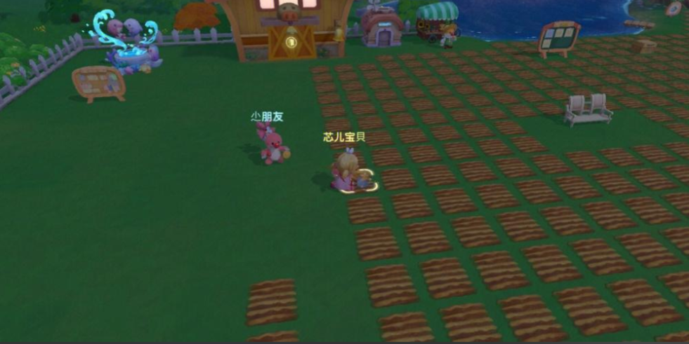 摩尔庄园手游怎么填平耕地