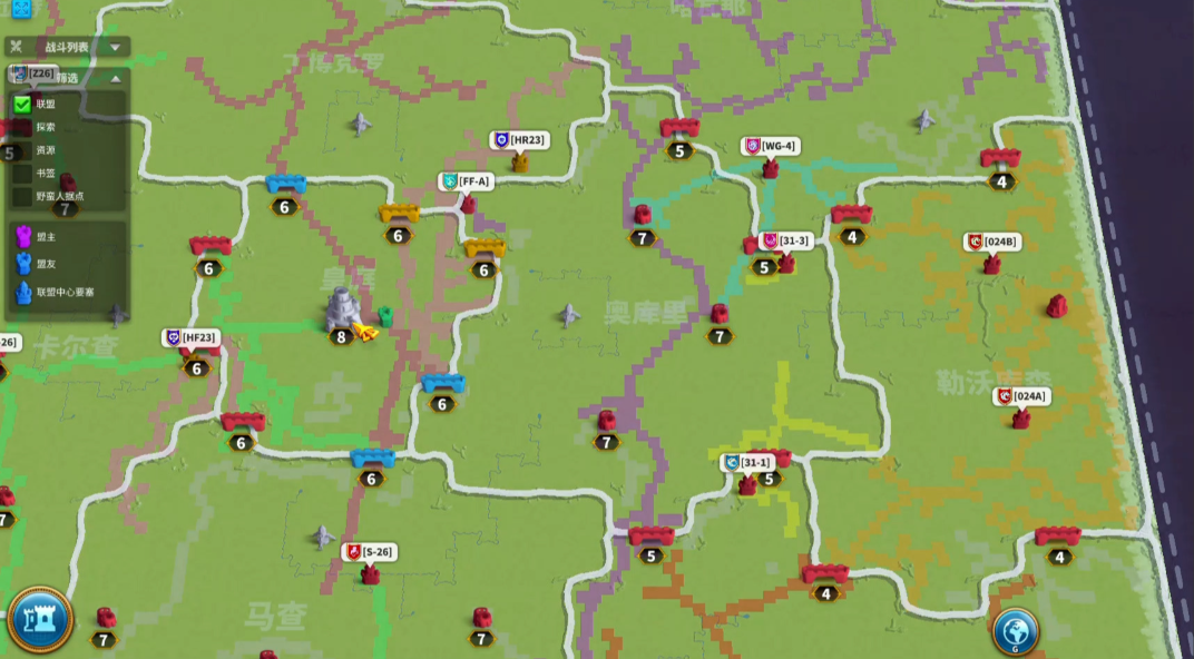 万国觉醒怎么到朋友城市里