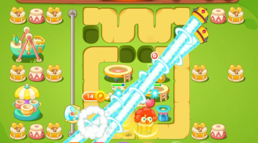 保卫萝卜3游乐场16关怎么过