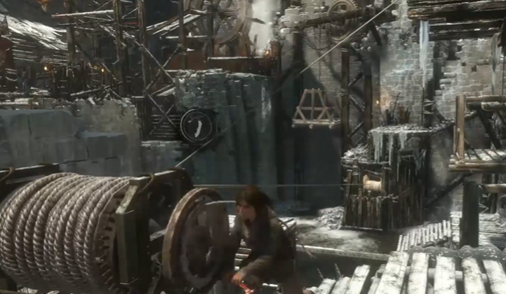 古墓丽影9缆车那关怎么过