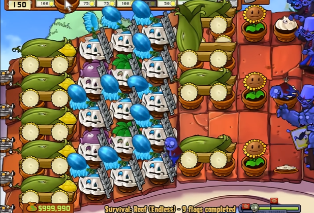 植物大战僵尸无尽版怎么布阵屋顶 植物大战僵尸无尽版怎么布阵屋顶