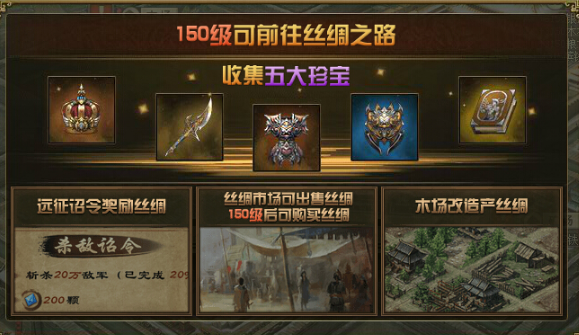 攻城掠地跑丝绸之路得什么