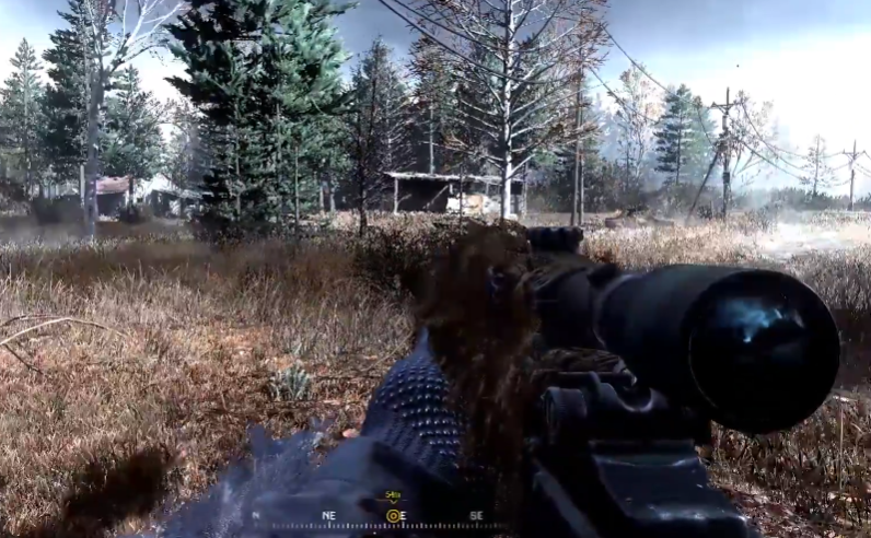 使命召唤4狙击关怎么过的