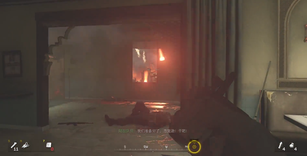 使命召唤4摧毁防空炮怎么过