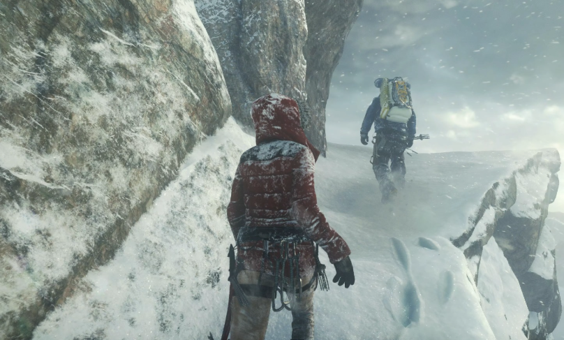 古墓丽影崛起怎么攀爬冰壁