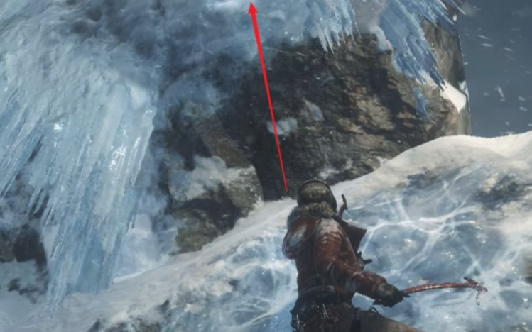 古墓丽影崛起怎么攀爬冰壁