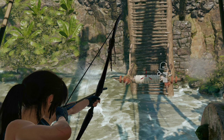 古墓丽影暗影水车那里怎么过