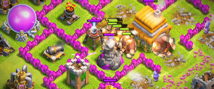 部落冲突怎么放巨人兵