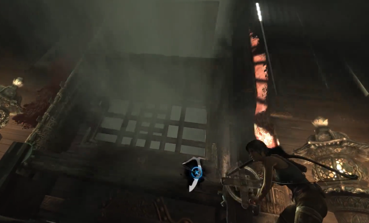 古墓丽影9逃出寺院在钟那怎么过