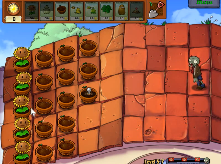 植物大战僵尸95版5-7关怎么过 植物大战僵尸95版5-7关怎么过