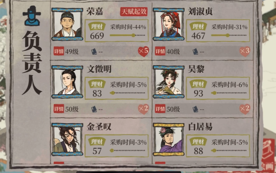 江南百景图成贤里有什么