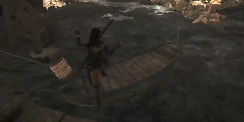 古墓丽影崛起小船怎么过