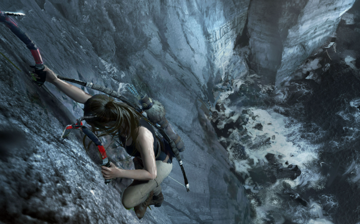 古墓丽影崛起冰墙怎么爬