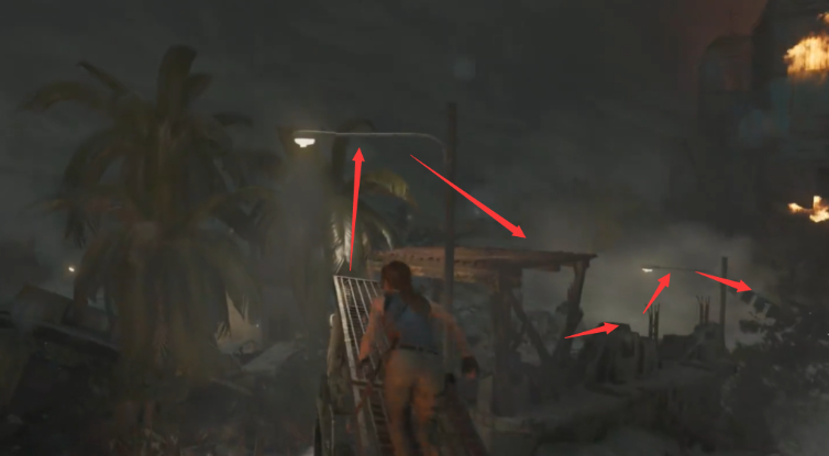 古墓丽影洪水爬墙那里怎么过