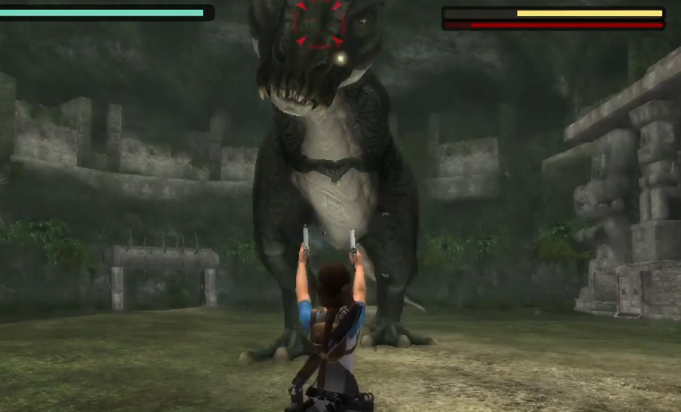 古墓丽影10恐龙怎么打