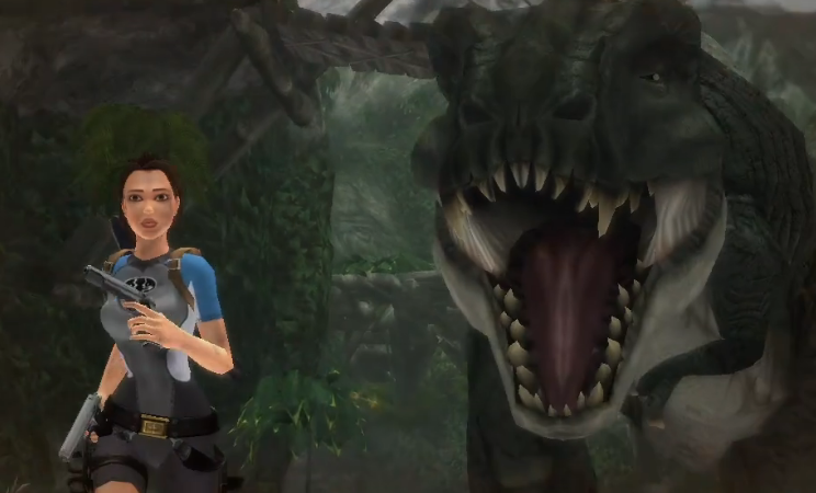 古墓丽影10恐龙怎么打