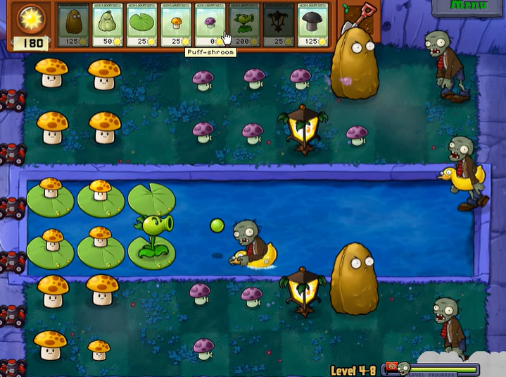 植物大战僵尸4-8怎么过