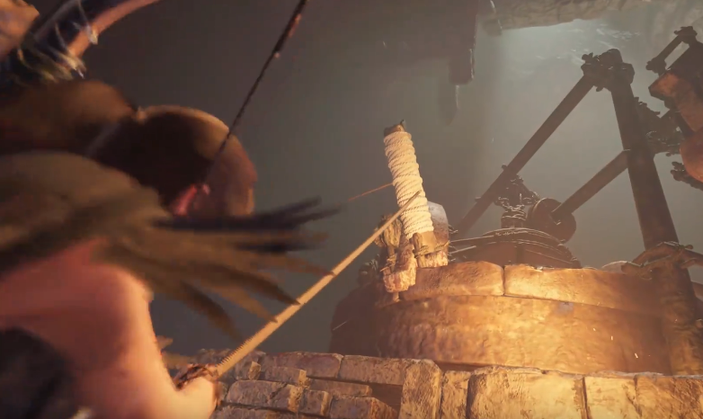 古墓丽影暗影旋转的木头怎么过